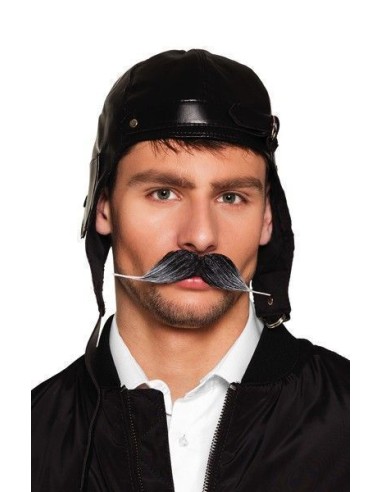Moustache de pilote - de haute qualité, idéale pour le carnaval, les fêtes à thème et les événements spéciaux.